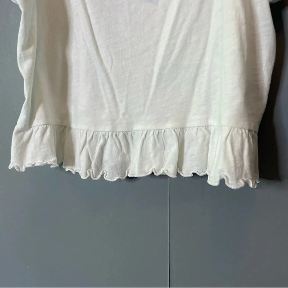 NWT American eagle cropped white peplum tank top size small - Picture 3 of 10